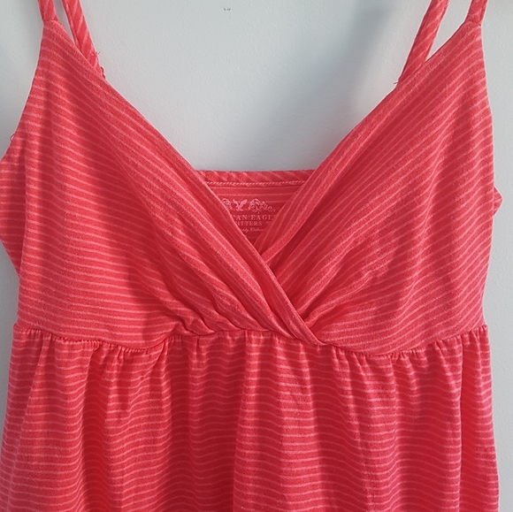 American Eagle pink striped summer sundress - Picture 3 of 8